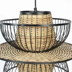 Drawer Suspensions Suspension En Cannage D40x35cm Naturel -Luminaires Soldes Boutique suspension en cannage d40x35cm naturel 4