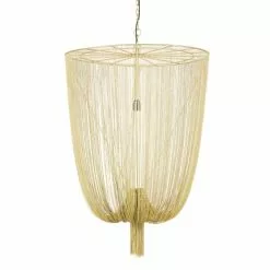 Maisons Du Monde Suspensions Suspension En Chaines De Métal Doré H110