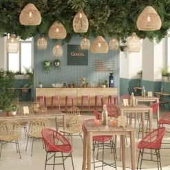 Maisons Du Monde Suspensions Suspension En Chanvre Tressé -Luminaires Soldes Boutique suspension en chanvre tresse 1000 0 23 210681 6