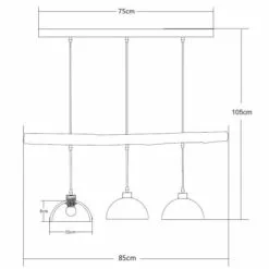 Globo Suspensions Suspension En Concrete Gris -Luminaires Soldes Boutique suspension en concrete gris 3
