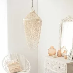 Maisons Du Monde Suspensions Suspension En Coquillages Et Nacre -Luminaires Soldes Boutique suspension en coquillages et nacre 1000 4 0 165312 6