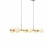 It's About Romi Suspensions Suspension En Fer Abat-jour En Verre Or/verre Teint, H. 12cm