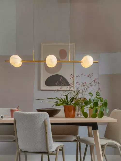 It's About Romi Suspensions Suspension En Fer Abat-jour En Verre Or/verre Teint, H. 12cm 3 It's About Romi Suspensions Suspension En Fer Abat-jour En Verre Or/verre Teint, H. 12cm – Image 3