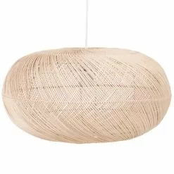 Maisons Du Monde Suspensions Suspension En Fer Et Rotin Beige D44