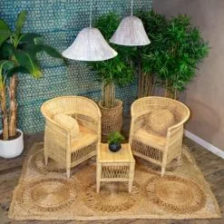 Now’s Home Suspensions Suspension En Feuilles De Palmier Blanche 55x28cm -Luminaires Soldes Boutique suspension en feuilles de palmier blanche 55x28cm 2