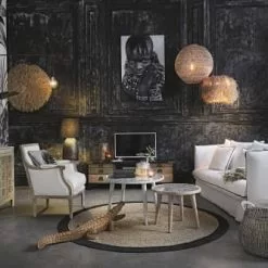 Maisons Du Monde Suspensions Suspension En Fibre Végétale -Luminaires Soldes Boutique suspension en fibre vegetale 1000 12 4 200289 3