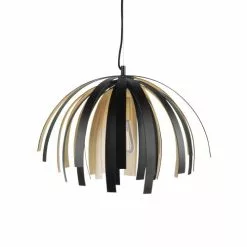 Present Time Suspensions Suspension En Lamelles De Bois H35cm -Luminaires Soldes Boutique suspension en lamelles de bois h35cm 3