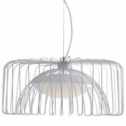 Keria Suspensions Suspension En Métal Blanc -Luminaires Soldes Boutique suspension en metal blanc 2