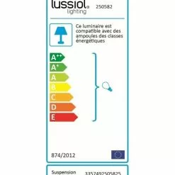 Lussiol Lighting Suspensions Suspension En Métal Blanc D. 30 Cm -Luminaires Soldes Boutique suspension en metal blanc d 30 cm 4