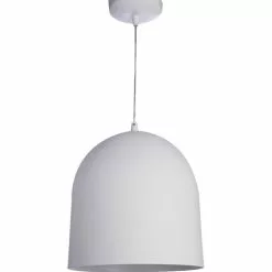 Lussiol Lighting Suspensions Suspension En Métal Blanc D. 30 Cm -Luminaires Soldes Boutique suspension en metal blanc d 30 cm 7