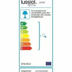 Lussiol Lighting Suspensions Suspension En Métal Blanc D. 30 Cm -Luminaires Soldes Boutique suspension en metal blanc d 30 cm 8