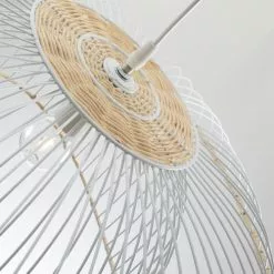 Lussiol Lighting Suspensions Suspension En Métal Blanc D. 60 Cm -Luminaires Soldes Boutique suspension en metal blanc d 60 cm 2