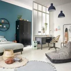 Maisons Du Monde Suspensions Enfant Suspension En Métal Bleu Marine -Luminaires Soldes Boutique suspension en metal bleu marine 1000 11 34 193267 9