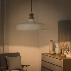 Maisons Du Monde Suspensions Suspension En Métal Coloris Ivoire Et Manguier -Luminaires Soldes Boutique suspension en metal coloris ivoire et manguier 1000 15 1 165272 7
