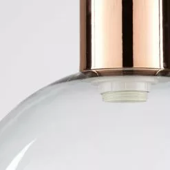 Maisons Du Monde Suspensions Suspension En Métal Cuivré Et Verre D30 -Luminaires Soldes Boutique suspension en metal cuivre et verre d30 1000 14 10 165322 2