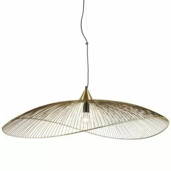 Keria Suspensions Suspension En Métal Dore -Luminaires Soldes Boutique suspension en metal dore 2