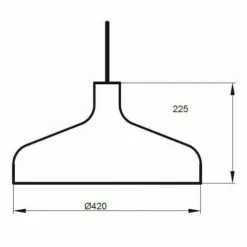 Aluminor Suspensions Suspension En Métal Jaune -Luminaires Soldes Boutique suspension en metal jaune 2