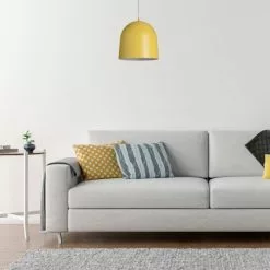 Lussiol Lighting Suspensions Suspension En Métal Jaune D. 30 Cm -Luminaires Soldes Boutique suspension en metal jaune d 30 cm 2