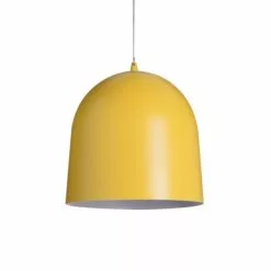 Lussiol Lighting Suspensions Suspension En Métal Jaune D. 30 Cm