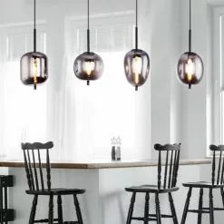 Globo Suspensions Suspension En Métal Noir -Luminaires Soldes Boutique suspension en metal noir 28