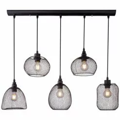 Globo Suspensions Suspension En Métal Noir -Luminaires Soldes Boutique suspension en metal noir 31