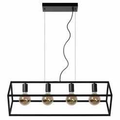 Lucide Suspensions Suspension En Métal Noir 8 Lucide Suspensions Suspension En Métal Noir -Luminaires Soldes Boutique suspension en metal noir 37