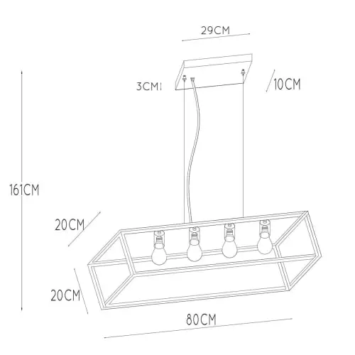 Lucide Suspensions Suspension En Métal Noir 4 Lucide Suspensions Suspension En Métal Noir – Image 4