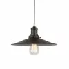 Lussiol Lighting Suspensions Suspension En Métal Noir D. 25 Cm