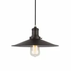 Lussiol Lighting Suspensions Suspension En Métal Noir D. 25 Cm