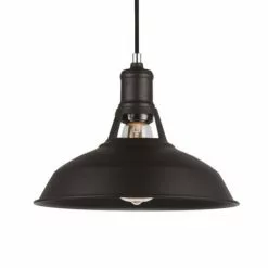 Lussiol Lighting Suspensions Suspension En Métal Noir D. 27 Cm