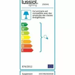 Lussiol Lighting Suspensions Suspension En Métal Noir D. 30 Cm -Luminaires Soldes Boutique suspension en metal noir d 30 cm 2