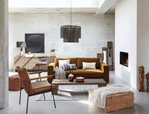 Maisons Du Monde Suspensions Suspension En Métal Noir Et Bois De Manguier 3 Maisons Du Monde Suspensions Suspension En Métal Noir Et Bois De Manguier – Image 3