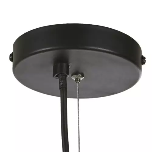 Maisons Du Monde Suspensions Suspension En Métal Noir Et Bois De Manguier 2 Maisons Du Monde Suspensions Suspension En Métal Noir Et Bois De Manguier – Image 2