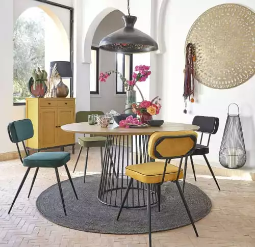 Maisons Du Monde Suspensions Suspension En Métal Noir Et Décor Floral Peint 6 Maisons Du Monde Suspensions Suspension En Métal Noir Et Décor Floral Peint – Image 6