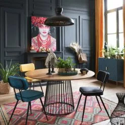 Maisons Du Monde Suspensions Suspension En Métal Noir Et Décor Floral Peint 10 Maisons Du Monde Suspensions Suspension En Métal Noir Et Décor Floral Peint -Luminaires Soldes Boutique suspension en metal noir et decor floral peint 1000 15 35 189701 8