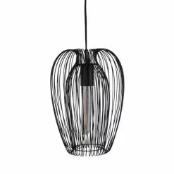 Present Time Suspensions Suspension En Métal Noir H33cm -Luminaires Soldes Boutique suspension en metal noir h33cm 2