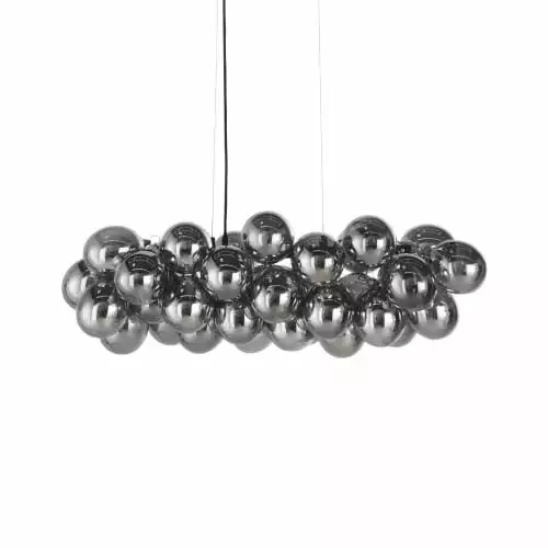 Maisons Du Monde Suspensions Suspension En Métal Noir Mat Et Globes En Verre Fumé D80 1 Maisons Du Monde Suspensions Suspension En Métal Noir Mat Et Globes En Verre Fumé D80