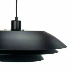 Dyberg Larsen Suspensions Suspension En Métal Noir Mat, H 13 Cm D 45 Cm -Luminaires Soldes Boutique suspension en metal noir mat h 13 cm d 45 cm 2