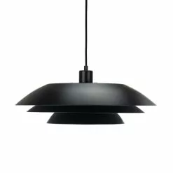 Dyberg Larsen Suspensions Suspension En Métal Noir Mat, H 13 Cm D 45 Cm