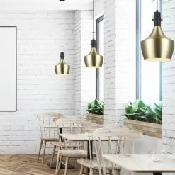 Lussiol Lighting Suspensions Suspension En Métal Or D. 25 Cm -Luminaires Soldes Boutique suspension en metal or d 25 cm 2