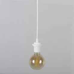 QAZQA Suspensions Suspension En Plastique Blanc -Luminaires Soldes Boutique suspension en plastique blanc 5