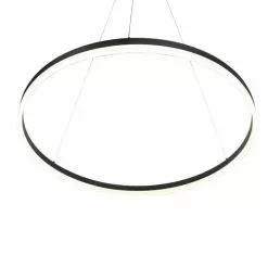 QAZQA Suspensions Suspension En Plastique Noir -Luminaires Soldes Boutique suspension en plastique noir 2