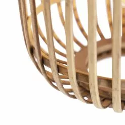 QAZQA Suspensions Suspension En Rotin Beige -Luminaires Soldes Boutique suspension en rotin beige 4