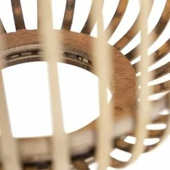 QAZQA Suspensions Suspension En Rotin Beige -Luminaires Soldes Boutique suspension en rotin beige 5