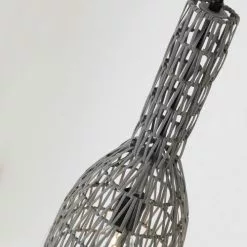 Lussiol Lighting Suspensions Suspension En Rotin Gris D. 19 Cm -Luminaires Soldes Boutique suspension en rotin gris d 19 cm 4