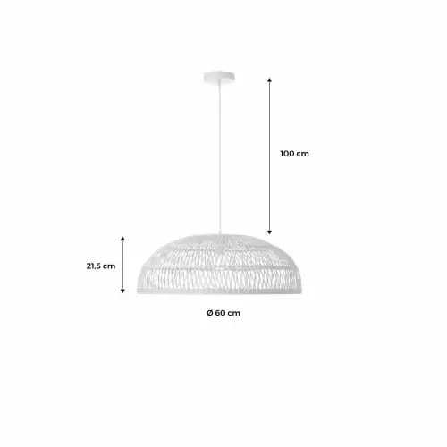 Alice's Garden Suspensions Suspension En Rotin Naturel D60cm Panama 3 Alice's Garden Suspensions Suspension En Rotin Naturel D60cm Panama – Image 3