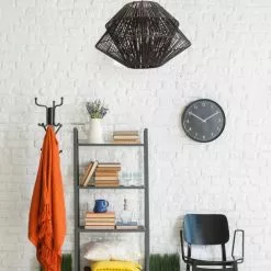 Lussiol Lighting Suspensions Suspension En Rotin Noir D. 45 Cm -Luminaires Soldes Boutique suspension en rotin noir d 45 cm 4