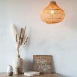 Maisons Du Monde Suspensions Suspension En Rotin Tressé -Luminaires Soldes Boutique suspension en rotin tresse 1000 10 38 213853 2