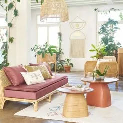 Maisons Du Monde Suspensions Suspension En Rotin Tressé à La Main -Luminaires Soldes Boutique suspension en rotin tresse a la main 1000 3 24 218759 3