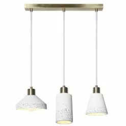 Keria Suspensions Suspension En Stone Laiton -Luminaires Soldes Boutique suspension en stone laiton 4